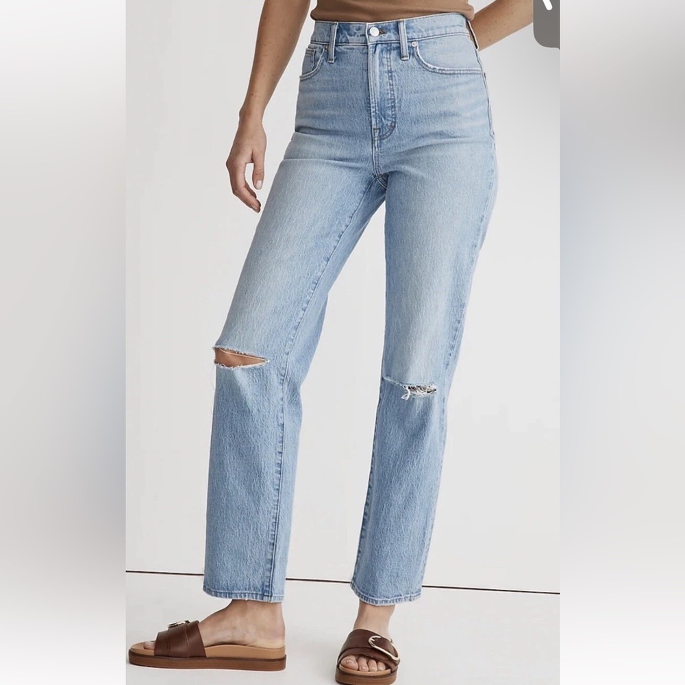 Madewell Women’s The Perfect Vintage Straight Jean in Westanna Wash 28 NWT